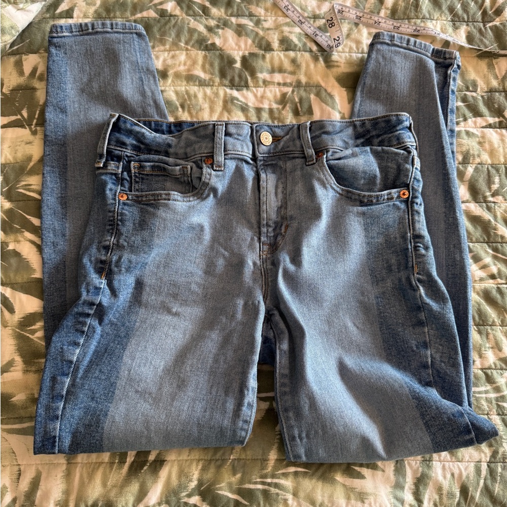 GAP Women's Universal Denim Two Tone Leggings